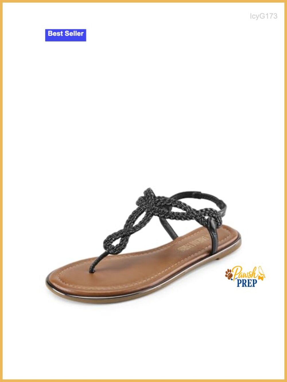 Womens Flat Sandals Dressy Summer Ankle Elastic T-Strap Comfortable Beach